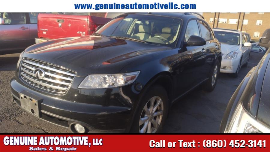 2005 Infiniti FX35 4dr AWD, available for sale in East Hartford, Connecticut | Genuine Automotive LLC. East Hartford, Connecticut 2005 Infiniti FX35 4dr AWD, available for sale in East Hartford, Connecticut | Genuine Automotive LLC. East Hartford, Connecticut