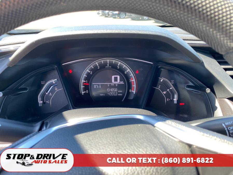 2016 Honda Civic Sedan 4dr Man LX, available for sale in East Windsor, Connecticut | Stop & Drive Auto Sales. East Windsor, Connecticut 2016 Honda Civic Sedan 4dr Man LX, available for sale in East Windsor, Connecticut | Stop & Drive Auto Sales. East Windsor, Connecticut
