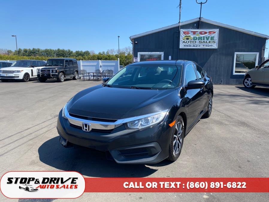 2016 Honda Civic Sedan 4dr Man LX, available for sale in East Windsor, Connecticut | Stop & Drive Auto Sales. East Windsor, Connecticut