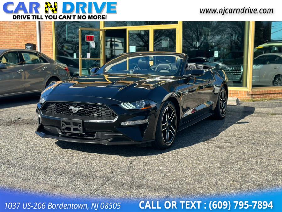2020 Ford Mustang EcoBoost Premium Convertible, available for sale in Bordentown, New Jersey | Car N Drive. Bordentown, New Jersey