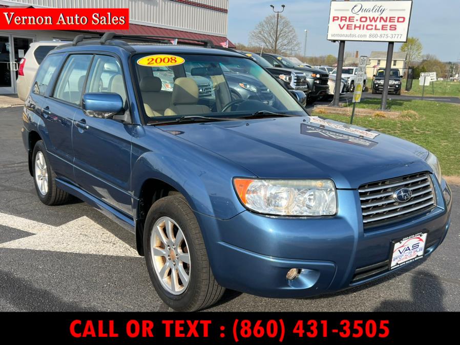 2008 Subaru Forester (Natl) 4dr Auto X w/Premium Pkg, available for sale in Manchester, Connecticut | Vernon Auto Sale & Service. Manchester, Connecticut 2008 Subaru Forester (Natl) 4dr Auto X w/Premium Pkg, available for sale in Manchester, Connecticut | Vernon Auto Sale & Service. Manchester, Connecticut