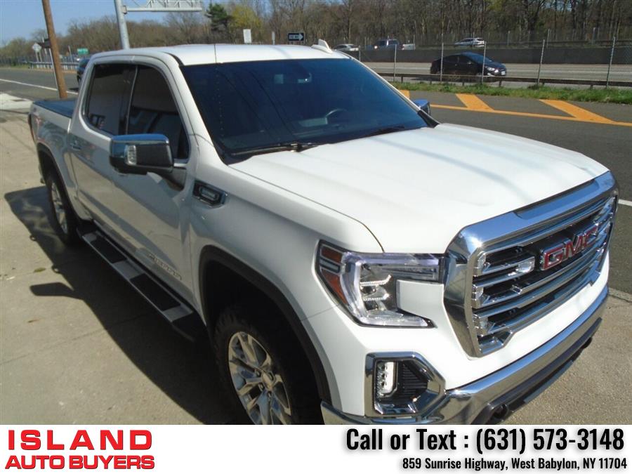 2021 GMC Sierra 1500 SLT 4x4 4dr Crew Cab 5.8 ft. SB, available for sale in West Babylon, New York | Island Auto Buyers. West Babylon, New York 2021 GMC Sierra 1500 SLT 4x4 4dr Crew Cab 5.8 ft. SB, available for sale in West Babylon, New York | Island Auto Buyers. West Babylon, New York