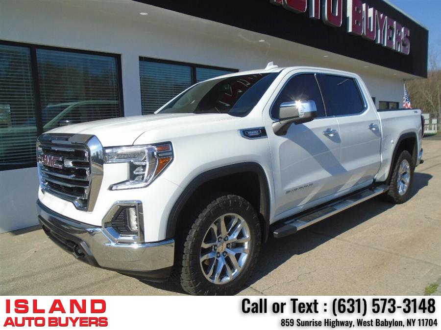 2021 GMC Sierra 1500 SLT 4x4 4dr Crew Cab 5.8 ft. SB, available for sale in West Babylon, New York | Island Auto Buyers. West Babylon, New York 2021 GMC Sierra 1500 SLT 4x4 4dr Crew Cab 5.8 ft. SB, available for sale in West Babylon, New York | Island Auto Buyers. West Babylon, New York