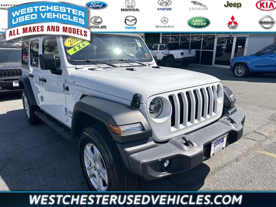 2021 Jeep Wrangler Unlimited Sport S, available for sale in White Plains, New York | Westchester Used Vehicles. White Plains, New York