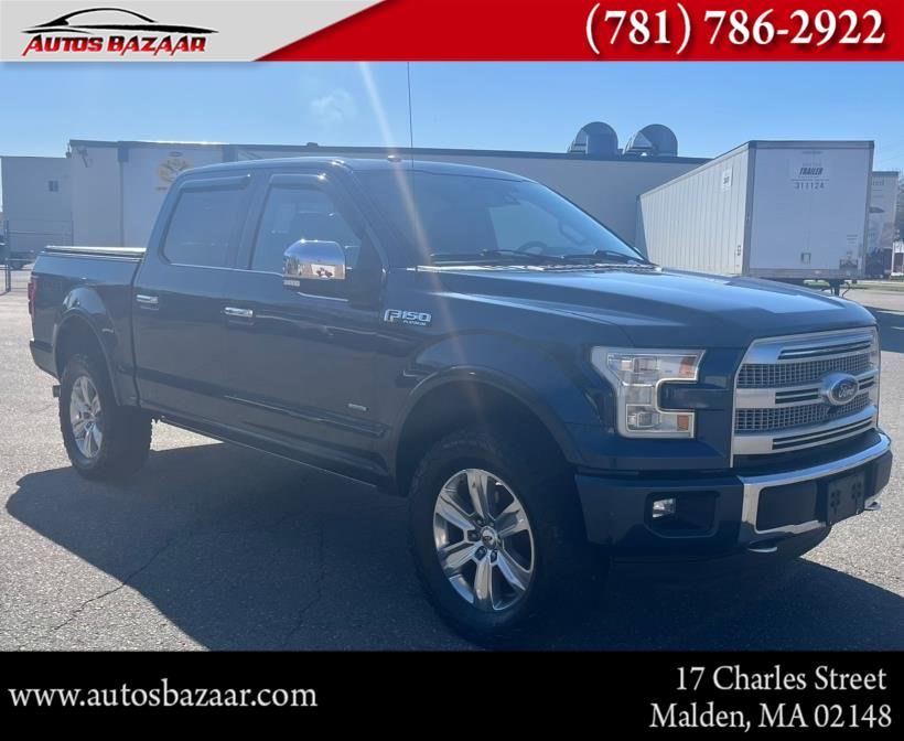 2016 Ford F-150 4WD SuperCrew 145" Platinum, available for sale in Malden, Massachusetts | Auto Bazaar. Malden, Massachusetts 2016 Ford F-150 4WD SuperCrew 145" Platinum, available for sale in Malden, Massachusetts | Auto Bazaar. Malden, Massachusetts