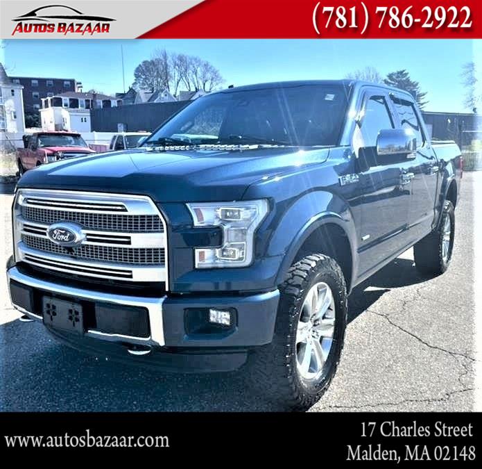 Used Ford F-150 4WD SuperCrew 145" Platinum 2016 | Auto Bazaar. Malden, Massachusetts