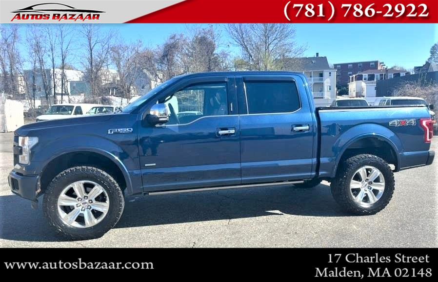 2016 Ford F-150 4WD SuperCrew 145" Platinum, available for sale in Malden, Massachusetts | Auto Bazaar. Malden, Massachusetts 2016 Ford F-150 4WD SuperCrew 145" Platinum, available for sale in Malden, Massachusetts | Auto Bazaar. Malden, Massachusetts