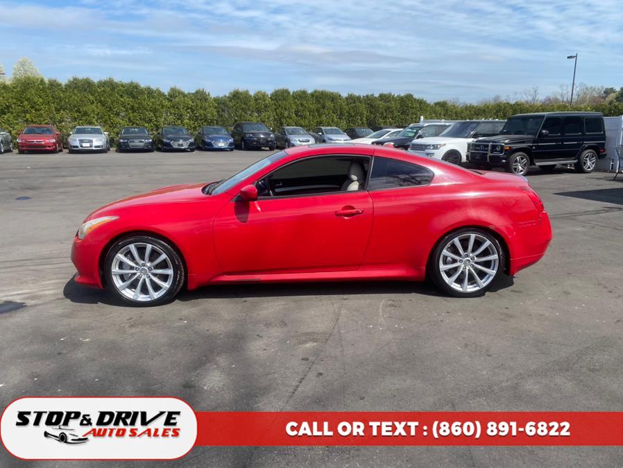 2008 Infiniti G37 Coupe 2dr Sport, available for sale in East Windsor, Connecticut | Stop & Drive Auto Sales. East Windsor, Connecticut 2008 Infiniti G37 Coupe 2dr Sport, available for sale in East Windsor, Connecticut | Stop & Drive Auto Sales. East Windsor, Connecticut