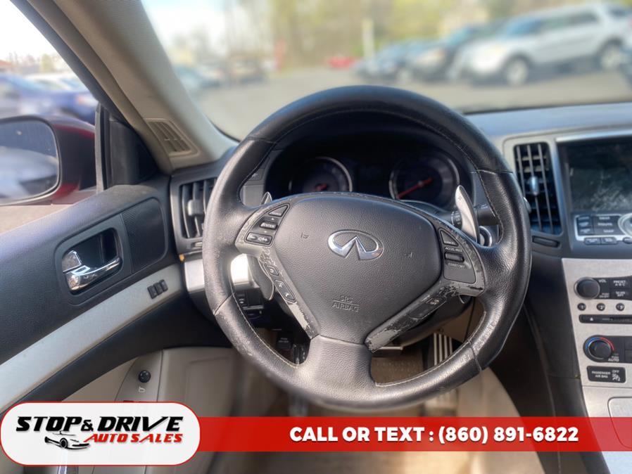 2008 Infiniti G37 Coupe 2dr Sport, available for sale in East Windsor, Connecticut | Stop & Drive Auto Sales. East Windsor, Connecticut 2008 Infiniti G37 Coupe 2dr Sport, available for sale in East Windsor, Connecticut | Stop & Drive Auto Sales. East Windsor, Connecticut