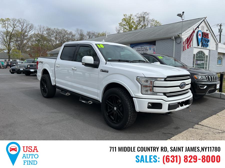 2018 Ford F-150 Lariat 4WD SuperCrew 6.5'' Box, available for sale in Saint James, New York | USA Auto Find. Saint James, New York