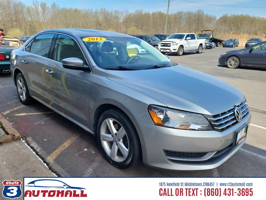 2013 Volkswagen Passat 4dr Sdn 2.0L DSG TDI SE w/Sunroof, available for sale in Middletown, Connecticut | RT 3 AUTO MALL LLC. Middletown, Connecticut 2013 Volkswagen Passat 4dr Sdn 2.0L DSG TDI SE w/Sunroof, available for sale in Middletown, Connecticut | RT 3 AUTO MALL LLC. Middletown, Connecticut