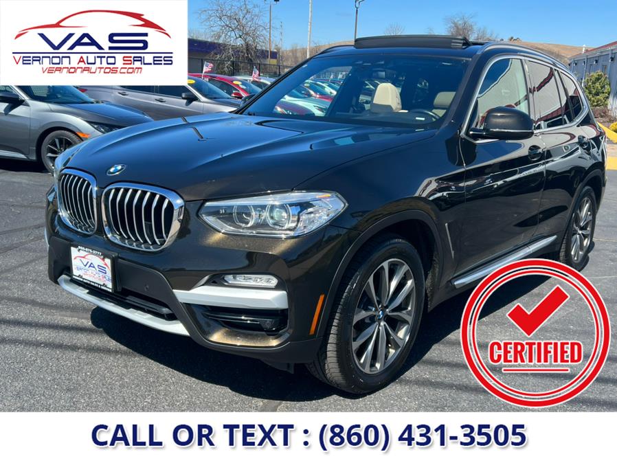 2019 BMW X3 xDrive30i Sports Activity Vehicle, available for sale in Manchester, Connecticut | Vernon Auto Sale & Service. Manchester, Connecticut 2019 BMW X3 xDrive30i Sports Activity Vehicle, available for sale in Manchester, Connecticut | Vernon Auto Sale & Service. Manchester, Connecticut