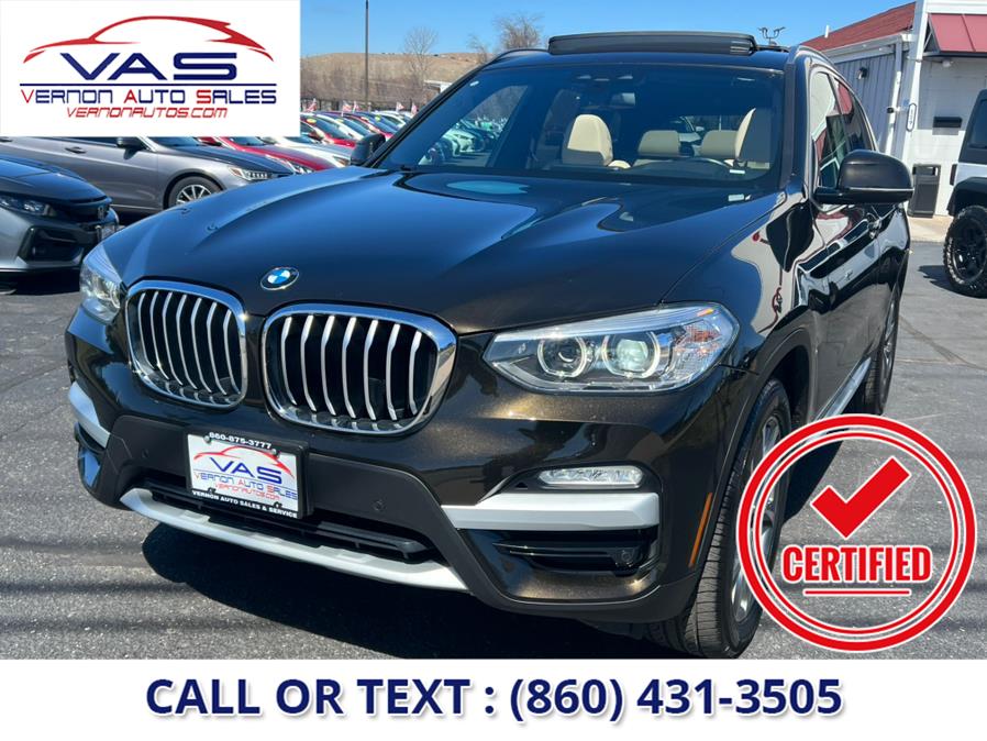 2019 BMW X3 xDrive30i Sports Activity Vehicle, available for sale in Manchester, Connecticut | Vernon Auto Sale & Service. Manchester, Connecticut 2019 BMW X3 xDrive30i Sports Activity Vehicle, available for sale in Manchester, Connecticut | Vernon Auto Sale & Service. Manchester, Connecticut