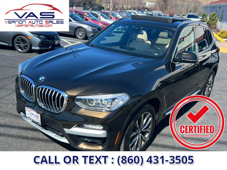 2019 BMW X3 xDrive30i Sports Activity Vehicle, available for sale in Manchester, Connecticut | Vernon Auto Sale & Service. Manchester, Connecticut 2019 BMW X3 xDrive30i Sports Activity Vehicle, available for sale in Manchester, Connecticut | Vernon Auto Sale & Service. Manchester, Connecticut