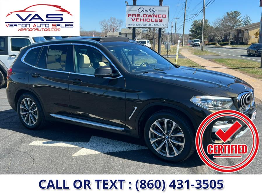2019 BMW X3 xDrive30i Sports Activity Vehicle, available for sale in Manchester, Connecticut | Vernon Auto Sale & Service. Manchester, Connecticut 2019 BMW X3 xDrive30i Sports Activity Vehicle, available for sale in Manchester, Connecticut | Vernon Auto Sale & Service. Manchester, Connecticut