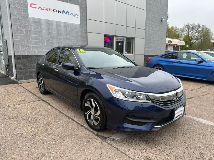 2016 Honda Accord Sedan 4dr I4 CVT LX, available for sale in Manchester, Connecticut | Carsonmain LLC. Manchester, Connecticut