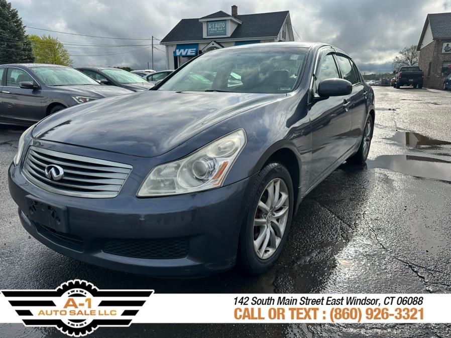 2007 Infiniti G35 Sedan 4dr Auto G35x AWD, available for sale in East Windsor, Connecticut | A1 Auto Sale LLC. East Windsor, Connecticut