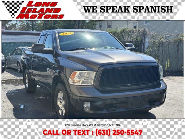 2015 Ram 1500 4WD Quad Cab 140.5" Big Horn, available for sale in West Babylon, New York | Long Island Motors. West Babylon, New York 2015 Ram 1500 4WD Quad Cab 140.5" Big Horn, available for sale in West Babylon, New York | Long Island Motors. West Babylon, New York