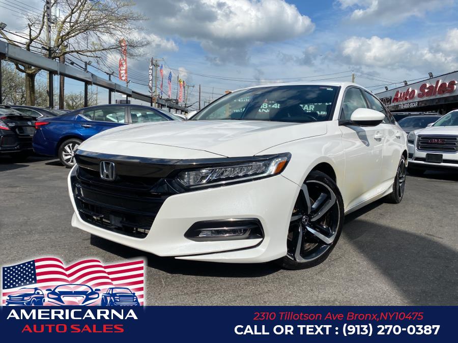 2019 Honda Accord Sedan Sport 1.5T CVT, available for sale in Bronx, New York | Americarna Auto Sales LLC. Bronx, New York 2019 Honda Accord Sedan Sport 1.5T CVT, available for sale in Bronx, New York | Americarna Auto Sales LLC. Bronx, New York