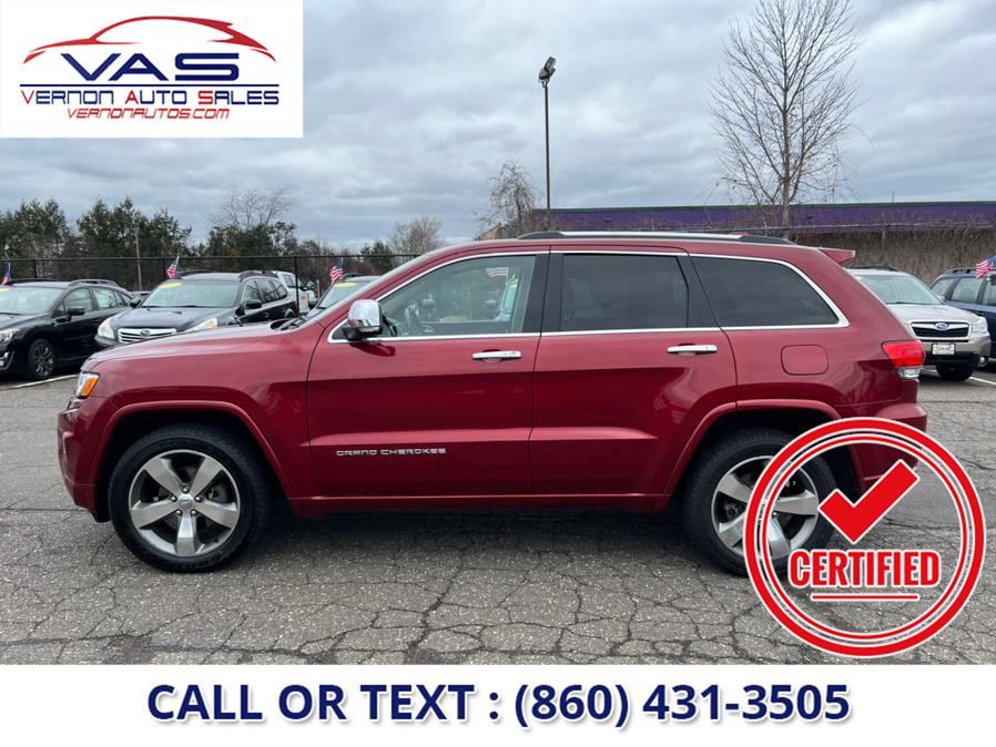 2015 Jeep Grand Cherokee 4WD 4dr Overland, available for sale in Manchester, Connecticut | Vernon Auto Sale & Service. Manchester, Connecticut 2015 Jeep Grand Cherokee 4WD 4dr Overland, available for sale in Manchester, Connecticut | Vernon Auto Sale & Service. Manchester, Connecticut