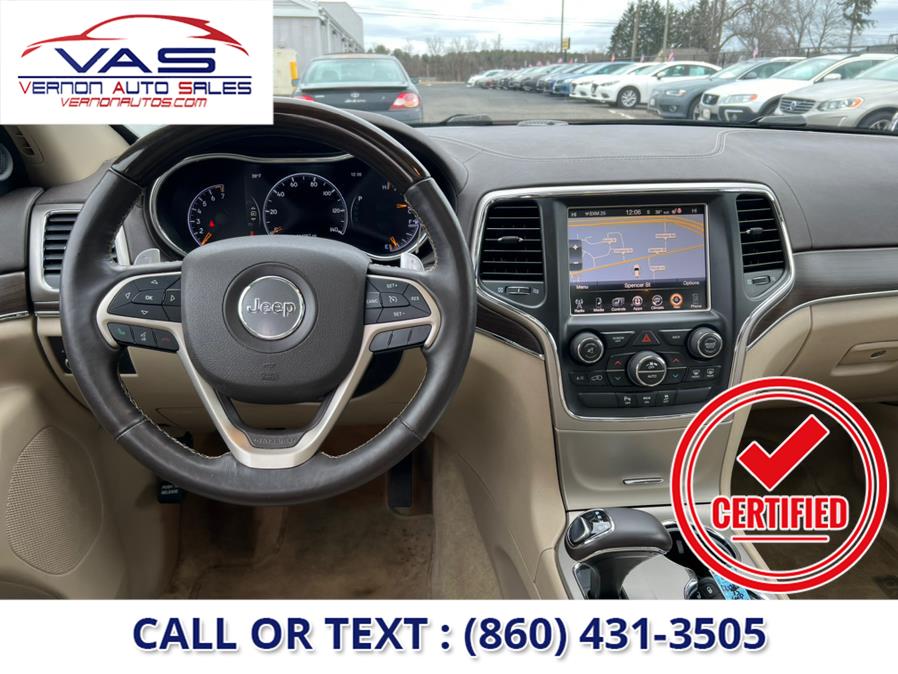 2015 Jeep Grand Cherokee 4WD 4dr Overland, available for sale in Manchester, Connecticut | Vernon Auto Sale & Service. Manchester, Connecticut 2015 Jeep Grand Cherokee 4WD 4dr Overland, available for sale in Manchester, Connecticut | Vernon Auto Sale & Service. Manchester, Connecticut