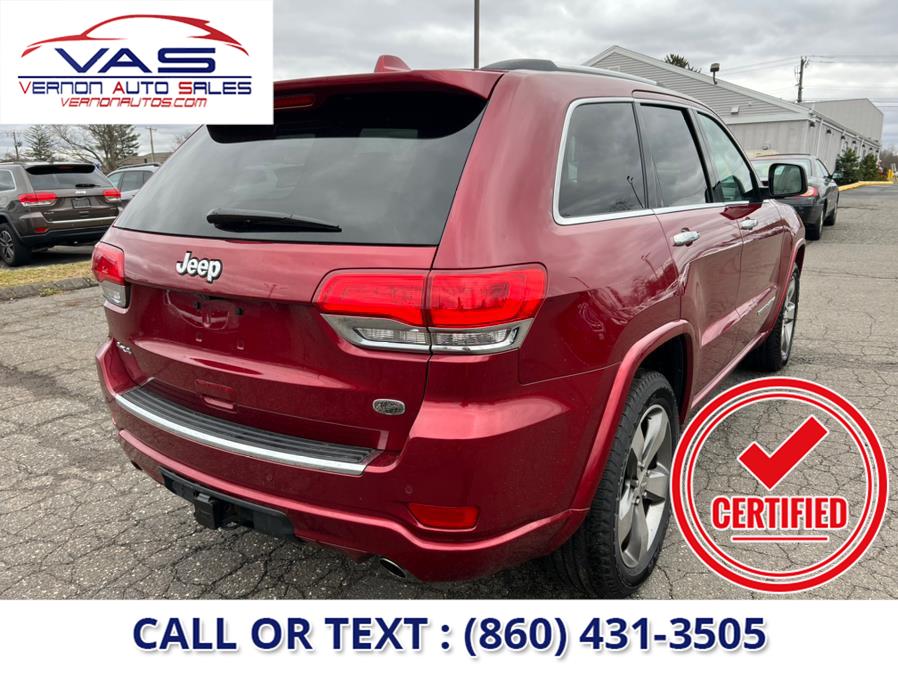 2015 Jeep Grand Cherokee 4WD 4dr Overland, available for sale in Manchester, Connecticut | Vernon Auto Sale & Service. Manchester, Connecticut 2015 Jeep Grand Cherokee 4WD 4dr Overland, available for sale in Manchester, Connecticut | Vernon Auto Sale & Service. Manchester, Connecticut