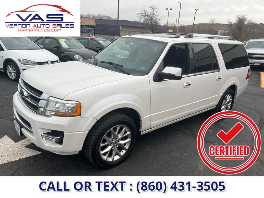 2015 Ford Expedition EL 4WD 4dr Limited, available for sale in Manchester, Connecticut | Vernon Auto Sale & Service. Manchester, Connecticut 2015 Ford Expedition EL 4WD 4dr Limited, available for sale in Manchester, Connecticut | Vernon Auto Sale & Service. Manchester, Connecticut