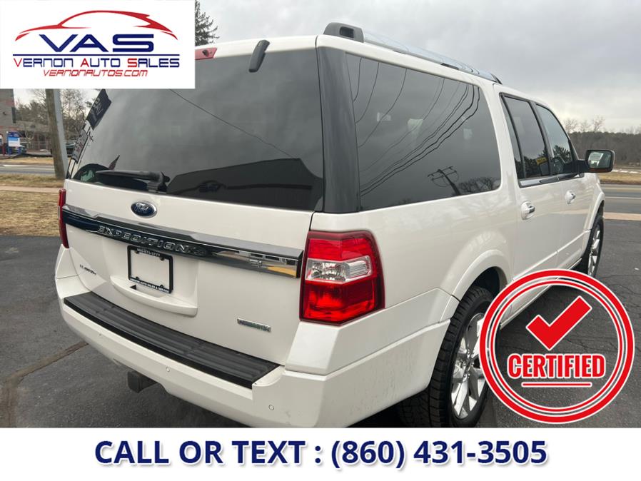 2015 Ford Expedition EL 4WD 4dr Limited, available for sale in Manchester, Connecticut | Vernon Auto Sale & Service. Manchester, Connecticut 2015 Ford Expedition EL 4WD 4dr Limited, available for sale in Manchester, Connecticut | Vernon Auto Sale & Service. Manchester, Connecticut
