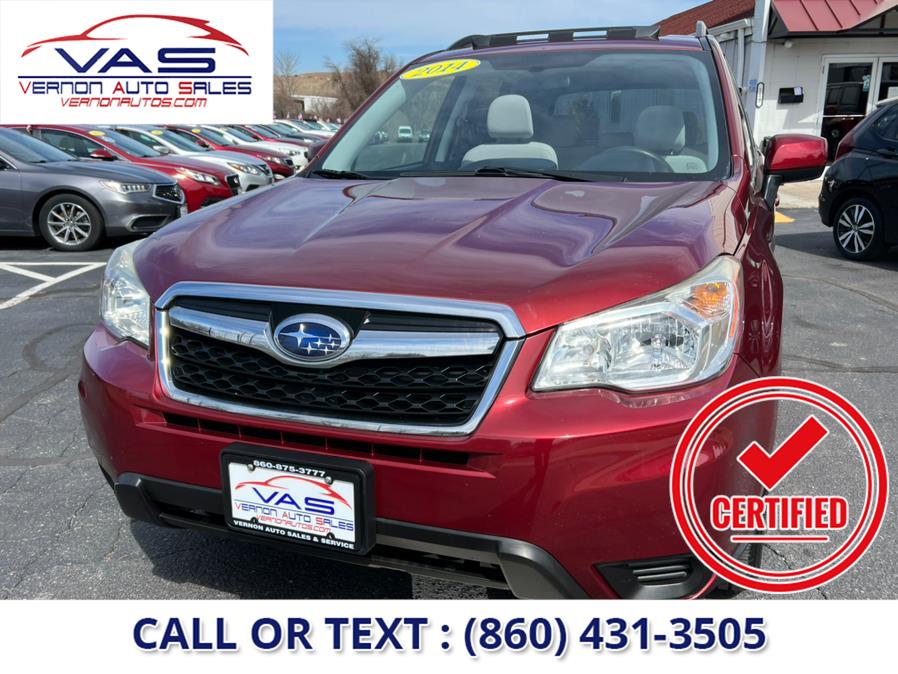 2014 Subaru Forester 4dr Auto 2.5i Premium PZEV, available for sale in Manchester, Connecticut | Vernon Auto Sale & Service. Manchester, Connecticut 2014 Subaru Forester 4dr Auto 2.5i Premium PZEV, available for sale in Manchester, Connecticut | Vernon Auto Sale & Service. Manchester, Connecticut