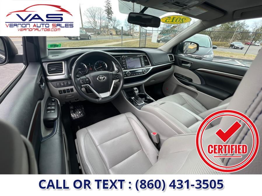 2015 Toyota Highlander AWD 4dr V6 Limited (Natl), available for sale in Manchester, Connecticut | Vernon Auto Sale & Service. Manchester, Connecticut 2015 Toyota Highlander AWD 4dr V6 Limited (Natl), available for sale in Manchester, Connecticut | Vernon Auto Sale & Service. Manchester, Connecticut