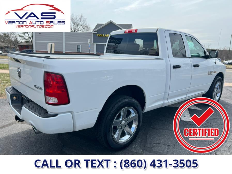 2018 Ram 1500 Express 4x4 Quad Cab 6''4" Box, available for sale in Manchester, Connecticut | Vernon Auto Sale & Service. Manchester, Connecticut 2018 Ram 1500 Express 4x4 Quad Cab 6''4" Box, available for sale in Manchester, Connecticut | Vernon Auto Sale & Service. Manchester, Connecticut