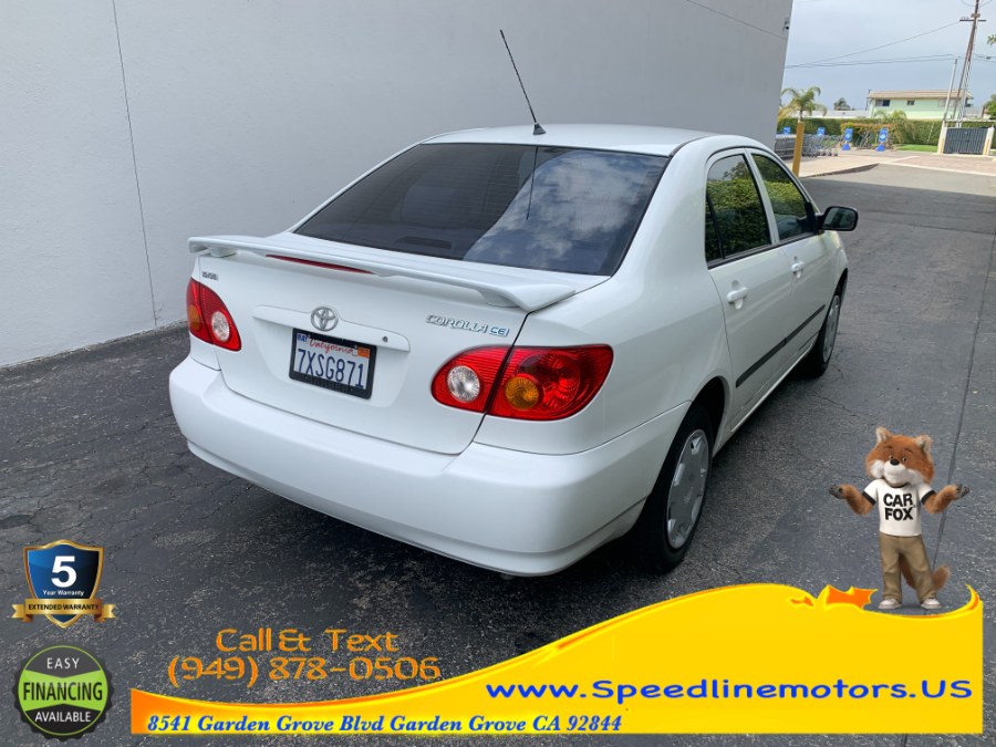 2003 Toyota Corolla 4dr Sdn CE Auto, available for sale in Garden Grove, California | Speedline Motors. Garden Grove, California 2003 Toyota Corolla 4dr Sdn CE Auto, available for sale in Garden Grove, California | Speedline Motors. Garden Grove, California