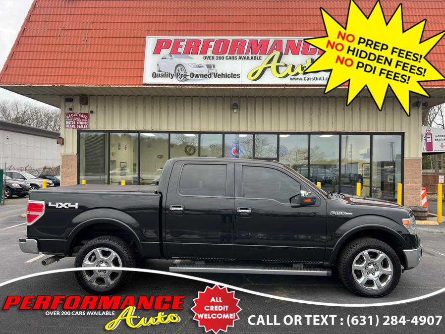2014 Ford F-150 4WD SuperCrew 145" Lariat, available for sale in Bohemia, New York | Performance Auto Inc. Bohemia, New York 2014 Ford F-150 4WD SuperCrew 145" Lariat, available for sale in Bohemia, New York | Performance Auto Inc. Bohemia, New York
