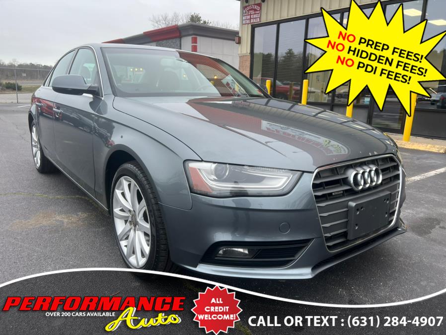 2013 Audi A4 4dr Sdn Auto quattro 2.0T Premium Plus, available for sale in Bohemia, New York | Performance Auto Inc. Bohemia, New York