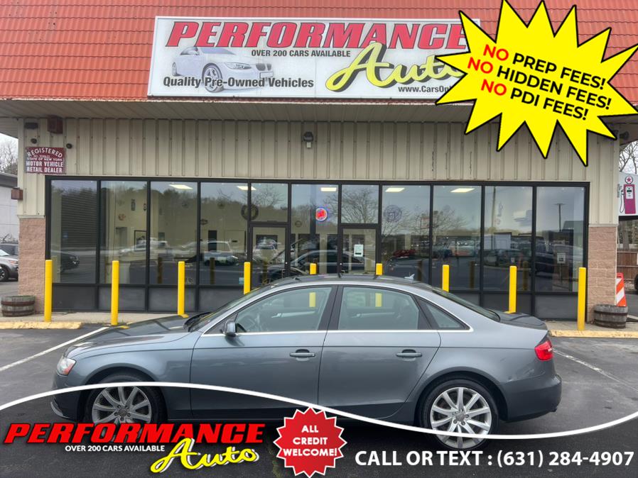 2013 Audi A4 4dr Sdn Auto quattro 2.0T Premium Plus, available for sale in Bohemia, New York | Performance Auto Inc. Bohemia, New York 2013 Audi A4 4dr Sdn Auto quattro 2.0T Premium Plus, available for sale in Bohemia, New York | Performance Auto Inc. Bohemia, New York