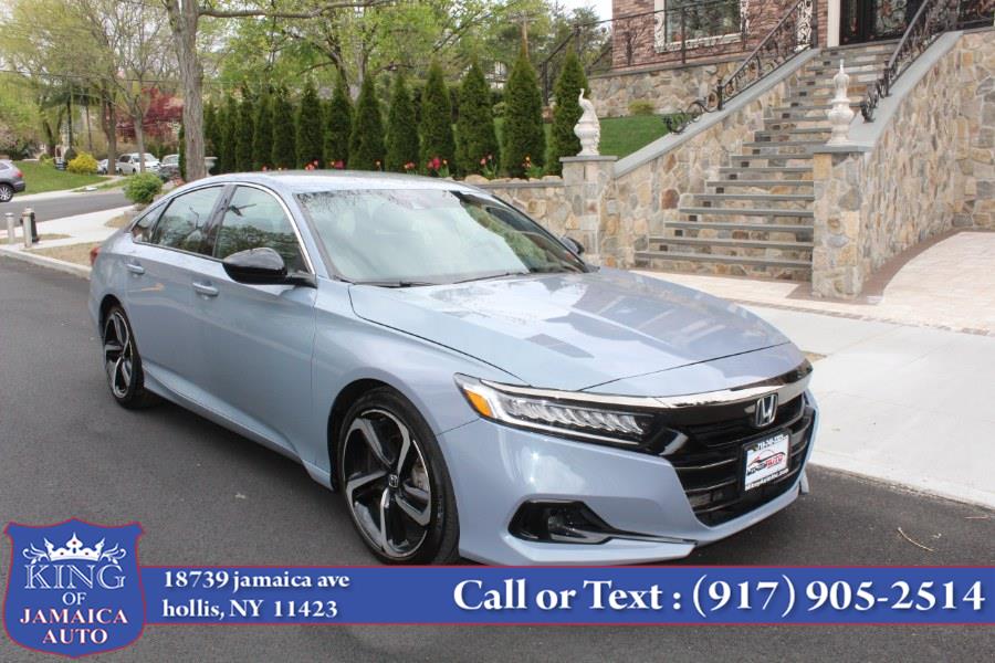 2021 Honda Accord Sedan Sport 1.5T CVT, available for sale in Hollis, New York | King of Jamaica Auto Inc. Hollis, New York 2021 Honda Accord Sedan Sport 1.5T CVT, available for sale in Hollis, New York | King of Jamaica Auto Inc. Hollis, New York