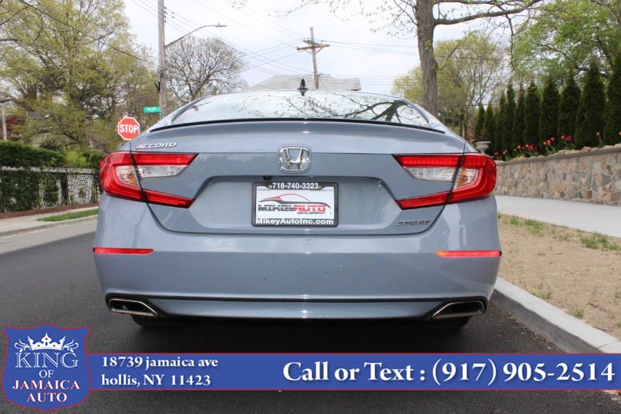 2021 Honda Accord Sedan Sport 1.5T CVT, available for sale in Hollis, New York | King of Jamaica Auto Inc. Hollis, New York 2021 Honda Accord Sedan Sport 1.5T CVT, available for sale in Hollis, New York | King of Jamaica Auto Inc. Hollis, New York