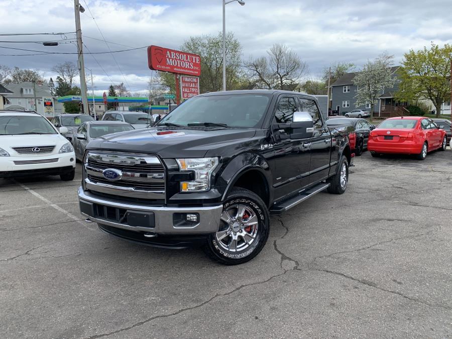 2015 Ford F-150 4WD SuperCrew 157" Lariat, available for sale in Springfield, Massachusetts | Absolute Motors Inc. Springfield, Massachusetts