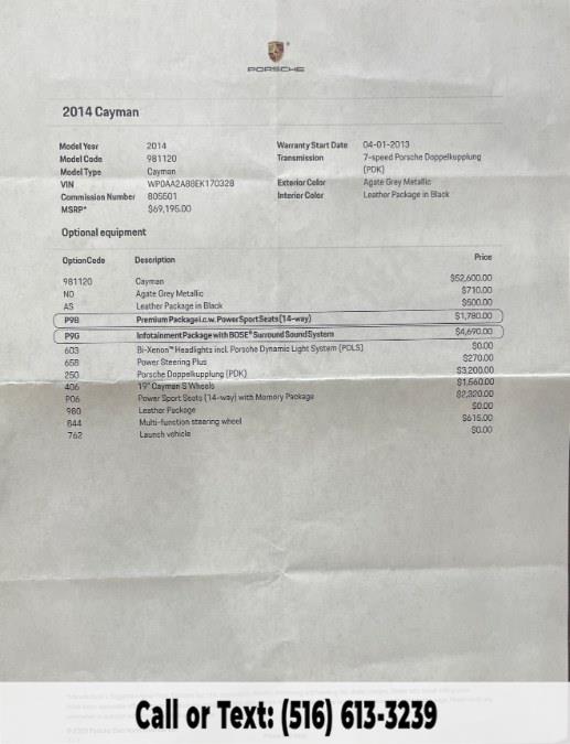 2014 Porsche Cayman 2dr Cpe, available for sale in Great Neck, New York | Great Neck Car Buyers & Sellers. Great Neck, New York 2014 Porsche Cayman 2dr Cpe, available for sale in Great Neck, New York | Great Neck Car Buyers & Sellers. Great Neck, New York