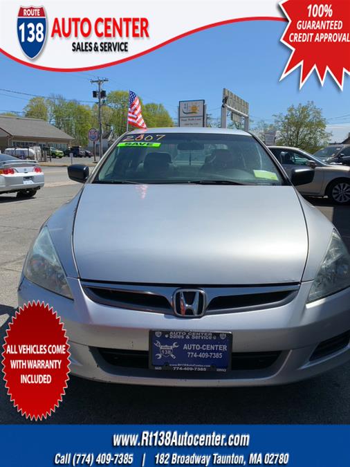 Used Honda Accord Sdn 4dr I4 AT VP 2007 | Rt 138 Auto Center Inc . Taunton, Massachusetts