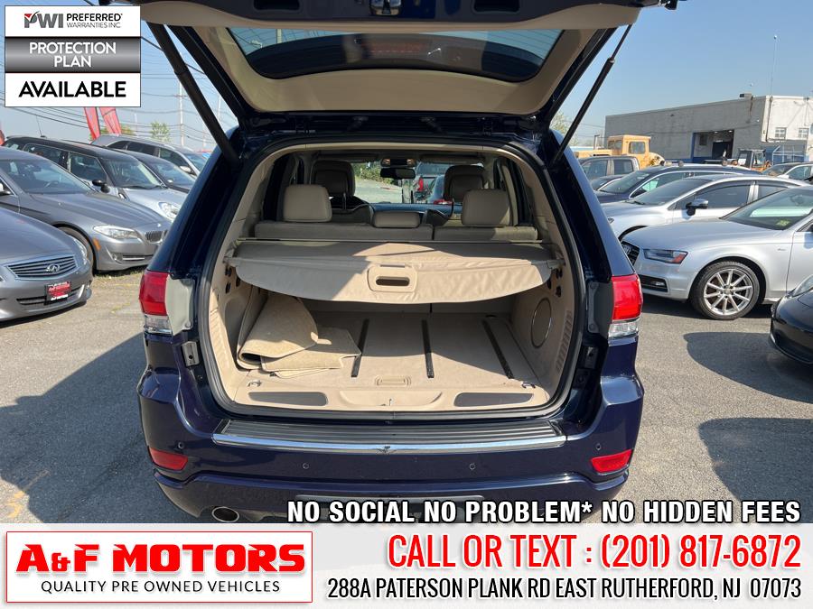 2015 Jeep Grand Cherokee 4WD 4dr Overland, available for sale in East Rutherford, New Jersey | A&F Motors LLC. East Rutherford, New Jersey 2015 Jeep Grand Cherokee 4WD 4dr Overland, available for sale in East Rutherford, New Jersey | A&F Motors LLC. East Rutherford, New Jersey