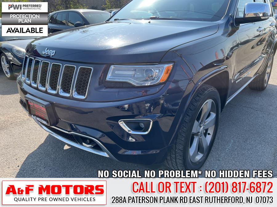 2015 Jeep Grand Cherokee 4WD 4dr Overland, available for sale in East Rutherford, New Jersey | A&F Motors LLC. East Rutherford, New Jersey 2015 Jeep Grand Cherokee 4WD 4dr Overland, available for sale in East Rutherford, New Jersey | A&F Motors LLC. East Rutherford, New Jersey