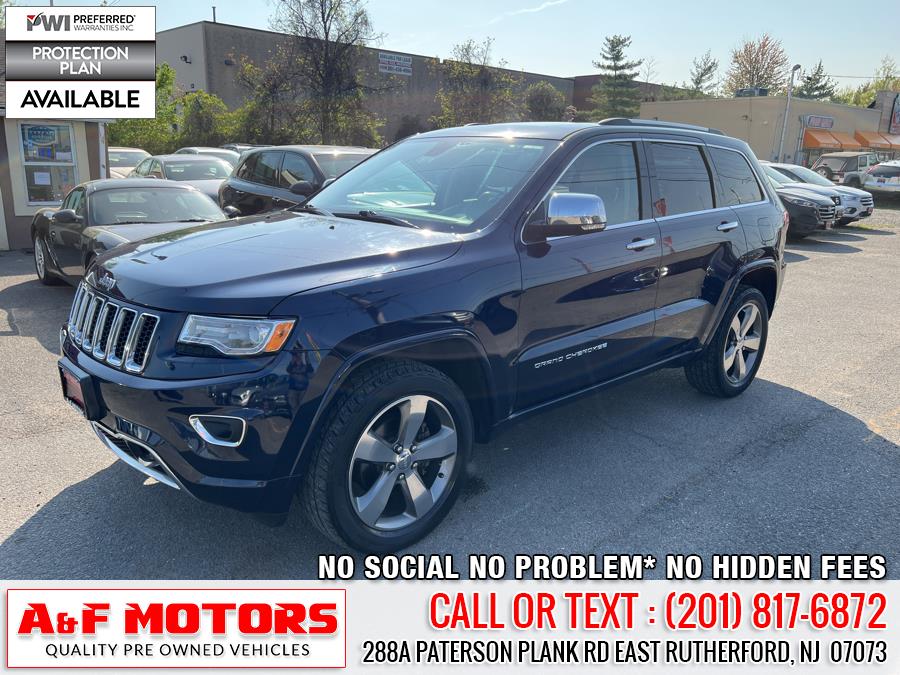 2015 Jeep Grand Cherokee 4WD 4dr Overland, available for sale in East Rutherford, New Jersey | A&F Motors LLC. East Rutherford, New Jersey 2015 Jeep Grand Cherokee 4WD 4dr Overland, available for sale in East Rutherford, New Jersey | A&F Motors LLC. East Rutherford, New Jersey