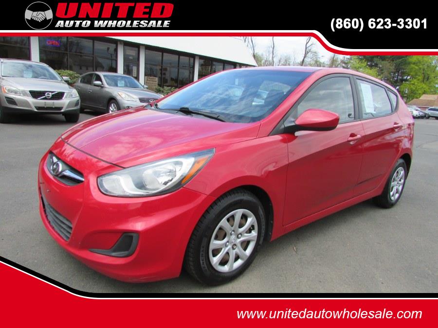 2014 Hyundai Accent 5dr HB Auto GS, available for sale in East Windsor, Connecticut | United Auto Sales of E Windsor, Inc. East Windsor, Connecticut