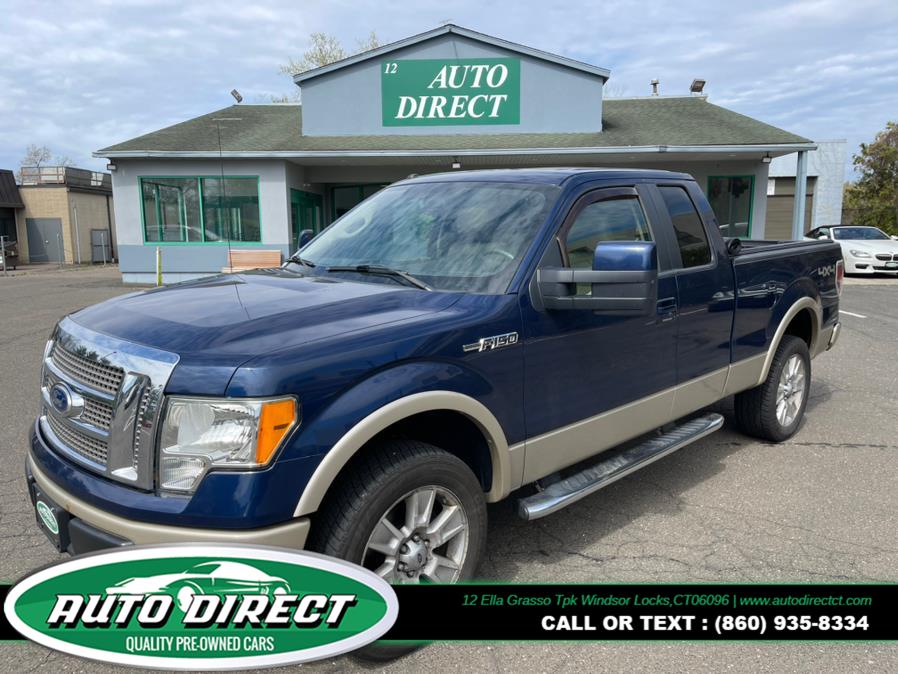 2010 Ford F-150 4WD SuperCab 145" Lariat, available for sale in Windsor Locks, Connecticut | Auto Direct LLC. Windsor Locks, Connecticut