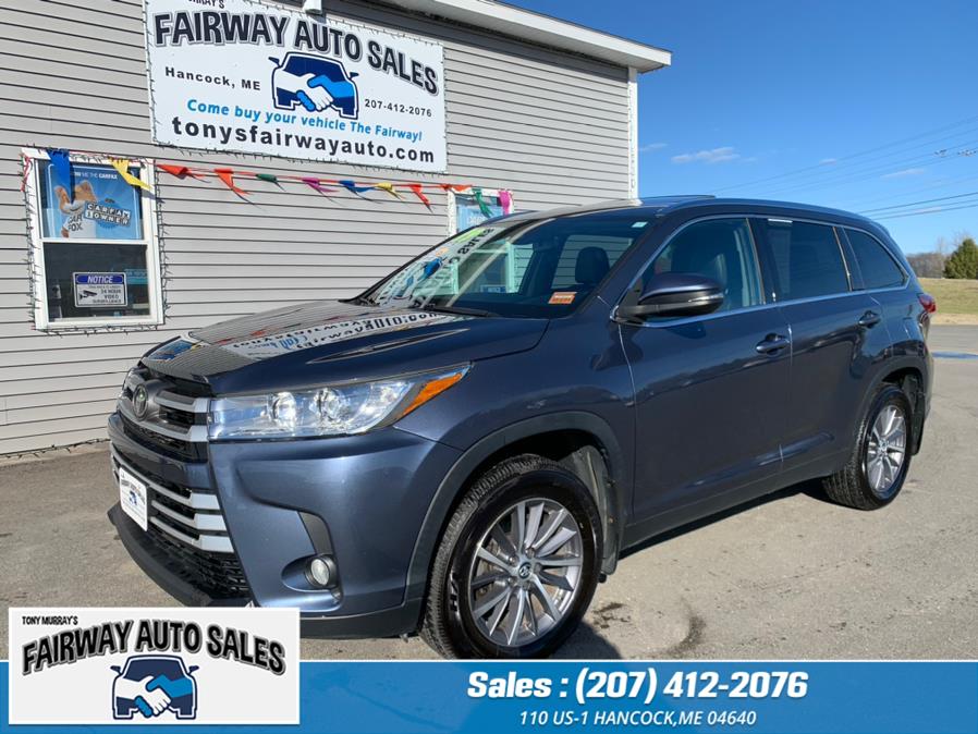 2019 Toyota Highlander XLE AWD Leahter XLE V6 AWD (Natl), available for sale in Hancock, Maine | Fairway Auto Sales. Hancock, Maine 2019 Toyota Highlander XLE AWD Leahter XLE V6 AWD (Natl), available for sale in Hancock, Maine | Fairway Auto Sales. Hancock, Maine