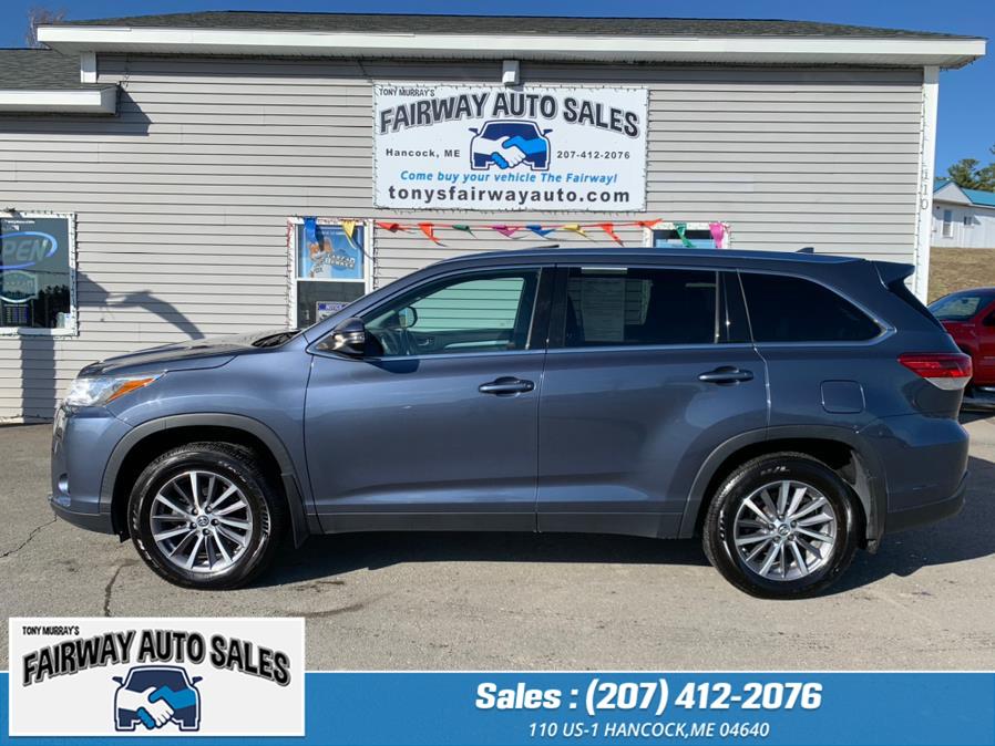 2019 Toyota Highlander XLE AWD Leahter XLE V6 AWD (Natl), available for sale in Hancock, Maine | Fairway Auto Sales. Hancock, Maine 2019 Toyota Highlander XLE AWD Leahter XLE V6 AWD (Natl), available for sale in Hancock, Maine | Fairway Auto Sales. Hancock, Maine
