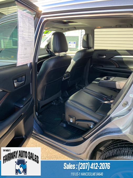 2019 Toyota Highlander XLE AWD Leahter XLE V6 AWD (Natl), available for sale in Hancock, Maine | Fairway Auto Sales. Hancock, Maine 2019 Toyota Highlander XLE AWD Leahter XLE V6 AWD (Natl), available for sale in Hancock, Maine | Fairway Auto Sales. Hancock, Maine