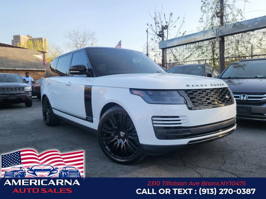2018 Land Rover Range Rover V8 Supercharged LWB, available for sale in Bronx, New York | Americarna Auto Sales LLC. Bronx, New York 2018 Land Rover Range Rover V8 Supercharged LWB, available for sale in Bronx, New York | Americarna Auto Sales LLC. Bronx, New York