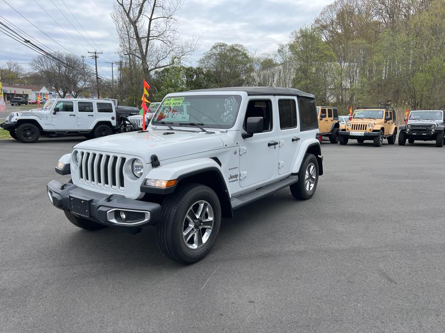 2018 Jeep Wrangler Unlimited Sahara 4x4, available for sale in Branford, Connecticut | Al Mac Motors 2. Branford, Connecticut